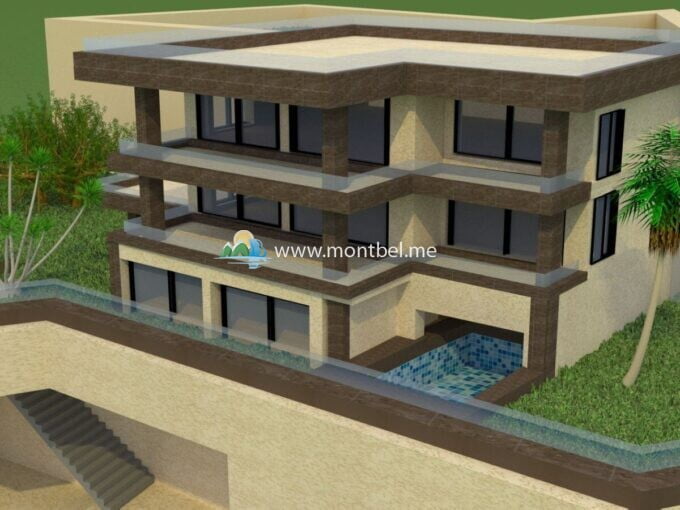 Дома с бассейном в Черногории